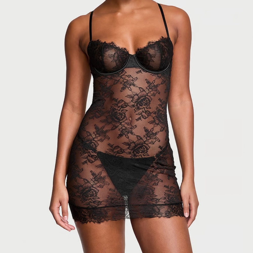 NWT VSX Lingerie Underwire Slip Dress Size XL